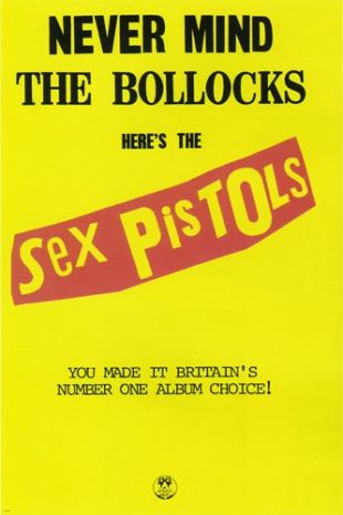 SEX PISTOLS NEVER MIND THE BULLOCKS album poster PUNK rock attitude 24X36