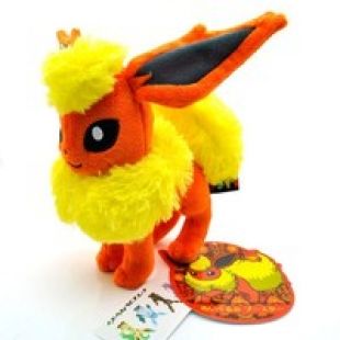 New 7" FLAREON Pokemon Rare Soft Plush Toy Doll/PC1855