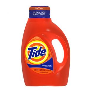 Tide - Détergent à lessive liquide 2X - Parfum original - 1,47 l (Lot de 6)