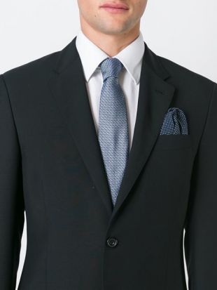Brioni jacquard tie