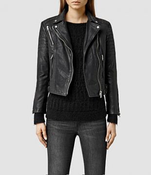 AllSaints Papin Leather Biker Jacket