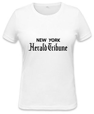 A bout de souffle T shirt New York Herald Tribune Jean Seberg