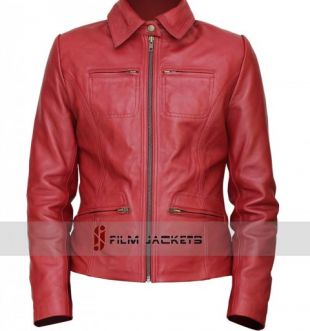 La veste en cuir rouge d'Emma Swan dans Once Upon A Time