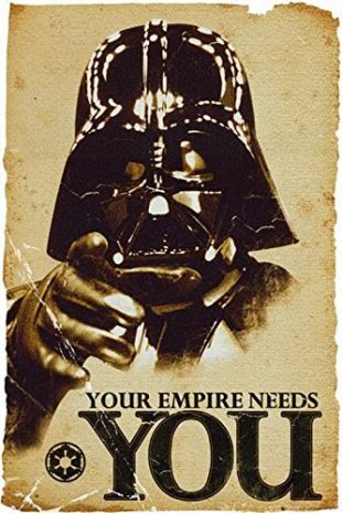 Posters: Star Wars Poster - Dark Vador, L'Empire A Besoin De Vous (91 x 61 cm)