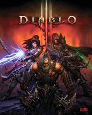 Diablo Iii - Heroes - 40X50 Cm Affiche / Poster