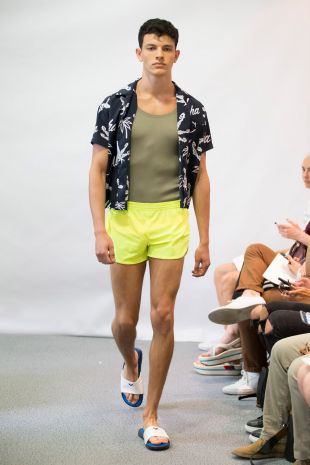 chemise imprimée aloha