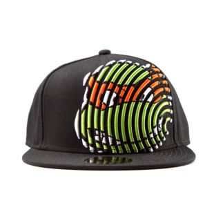 Casquette Tortues Ninja Noire Michelangelo Psychedelic Face Dessins casquette-tortues-ninja-noire-michelangelo-psychedelic-face-dessins