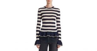 Khaite Blue Claudia Wool Sweater   Lyst