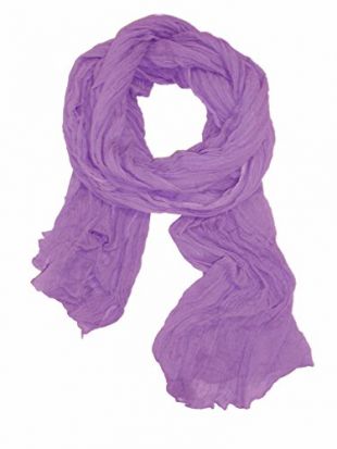 itendance Chèche Écharpe Homme Femme - Marque coton Foulard (Parme)