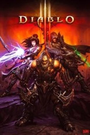 Diablo 3 Blizzard Computer Video Game Poster (24 x 36 inches)
