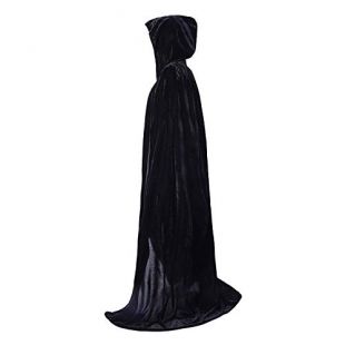 Cape En Velours 170cm Avec Capuche - Unisexe - Pour Noël, Halloween Et Cosplay - Multi Couleurs