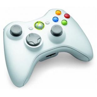 Manette sans fil pour microsoft xbox 360 - blanc en ance | Clasf jeux
