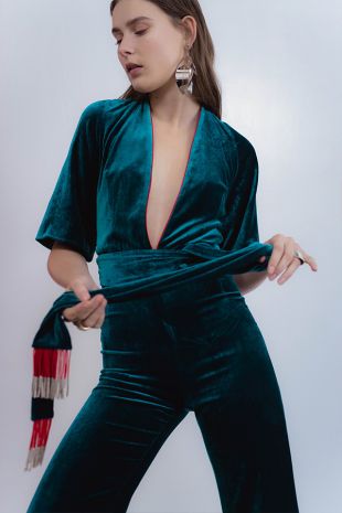 velvet dress