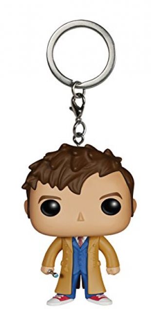 Funko - 4992-PDQ - Pocket Pop! - Porte-clés - Doctor Who - 10th Doctor