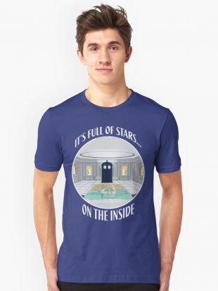 ‘IT'S FULL OF STARS ON THE INSIDE’ T shirt by karmadesigner