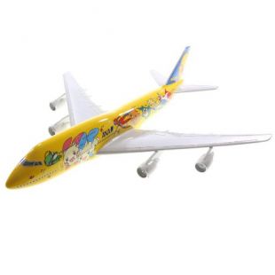Maquette montée d'avion miniature Boeing 747 ANA Pokemon pikachu airplane aircra