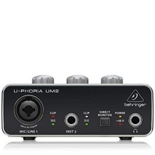 Behringer U-PHORIA UM2 Interface audio USB 2.0 2 x 2
