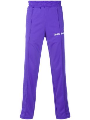 The pants purple Palm Angels Trackpants of Playboi Carti on his