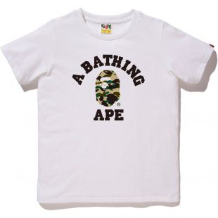 bape camo white shirt