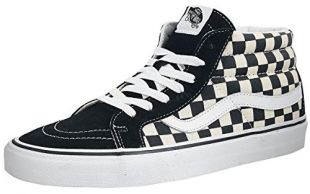 Vans - Chaussures Vans U Sk8-Mid Reissue - Checkerboard / True White-Noir