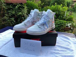 Nike x Off White Air Jordan 1 NRG White WeiÃ // US 11 / EU 45 / // Original | eBay