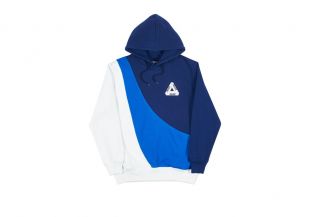 SWEEPER HOOD NAVY / BLUE / WHITE | Palace Skateboards