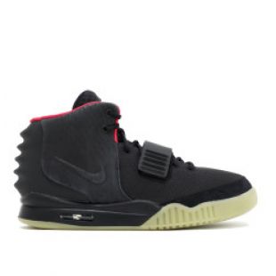Air Yeezy 2 Nrg   Nike   508214 006   black/black solar red | Flight Club