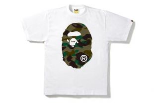 1ST CAMO BIG APE HEAD TEE