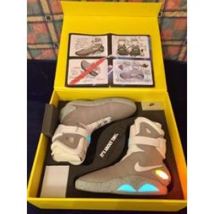 Zapatillas Nike Max blancas altas Marty (Michael J. Fox) en Regreso al futuro 2 | Spotern