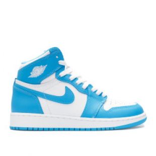 Air Jordan 1 Retro High Og Bg (gs) "unc" Air Jordan 575441 117 white/dk powder blue | Flight Club