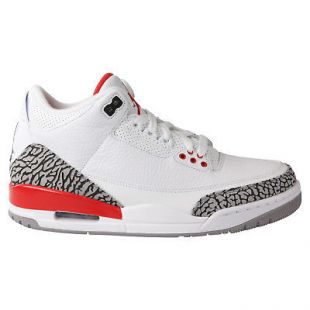 Nike Air Jordan 3 Retro Katrina Basket Sneaker Hommes Blanc 136064 116 | eBay