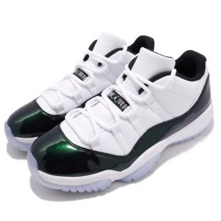 Nike Air Jordan 11 Retro Low Iridescent Easter XI White Emerald Rise 528895 145 | eBay