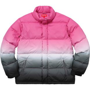 Supreme Gradient Puffy Jacket Pink