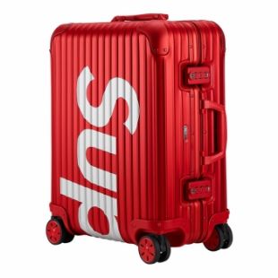 SUPREME RIMOWA TOPAS MULTIWHEEL 45L RED   LarryDeadstock