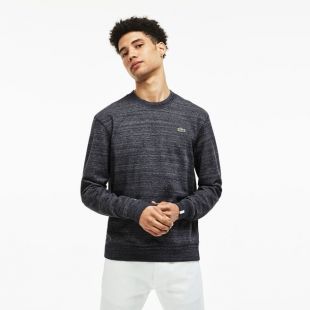 Sweatshirt col rond unisexe Lacoste LIVE en coton uni