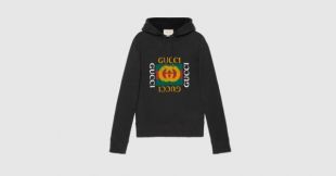 Gucci   Sweat shirt en coton à logo Gucci
