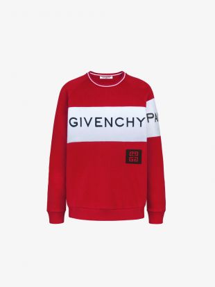 Sweatshirt brodé GIVENCHY PARIS 4G