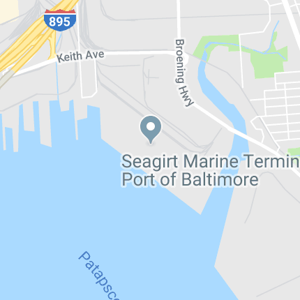 Seagirt Marine Terminal, Port of Baltimore, Broening Hwy, Baltimore, MD, USA