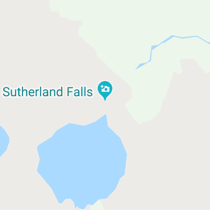 Sutherland Falls, Parc national de Fiordland, Nouvelle-Zélande
