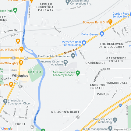 Andrews Osborne Academy, Mentor Avenue, Willoughby, Ohio, États-Unis