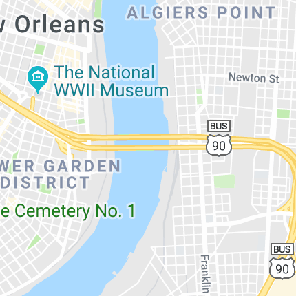 Crescent City Connection, La Nouvelle-Orléans, Louisiane, États-Unis