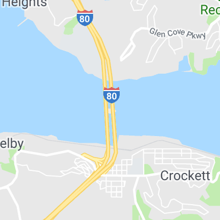 Alfred Zampa Memorial Bridge, I-80, Vallejo, Californie, États-Unis