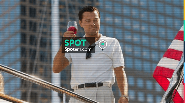 Le Loup De Wall Street Plateforme Le polo blanc Ralph Lauren de Jordan Belfort (Leonardo DiCaprio) dans