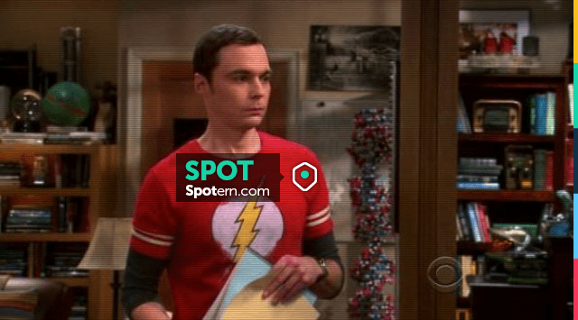 WornOnTV: Sheldon's orange Flash tee on The Big Bang Theory, Jim Parsons