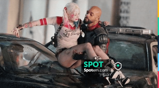 The of boots Adidas Jeremy Scott heels of Harley (Margot Robbie) Suicide Squad | Spotern