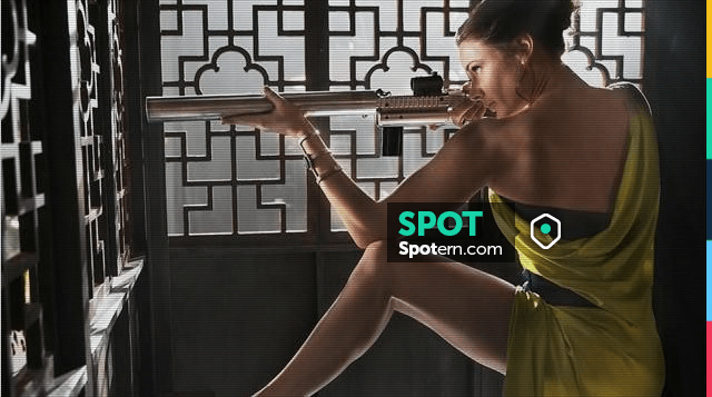 The yellow dress of Ilsa Faust (Rebecca Ferguson) in Mission : Impossible - Rogue Nation | Spotern The yellow dress of Ilsa Faust (Rebecca Ferguson) in Mission : Impossible - Rogue Nation | Spotern