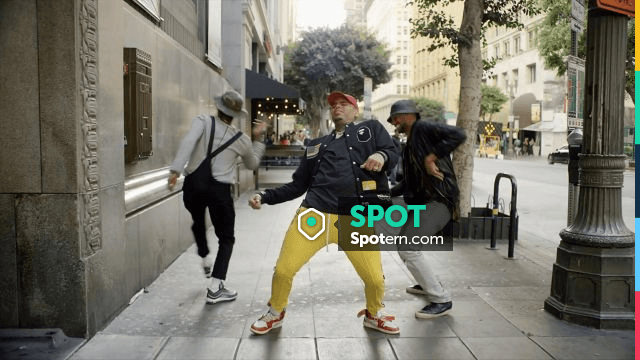 The pants yellow Chris Brown in the clip Freaky Friday by Lil Dicky |  Spotern