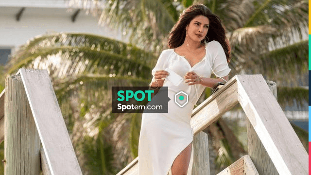 The white dress worn by Priyanka Chopra Victoria Leeds in Baywatch baywatch Spotern