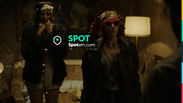 Le manteau en fourrure noire de Nairobi (Alba Flores) dans La Casa de