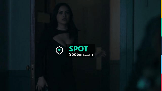 La combinaison noire à corset de Veronica Lodge (Camila Mendes) dans
